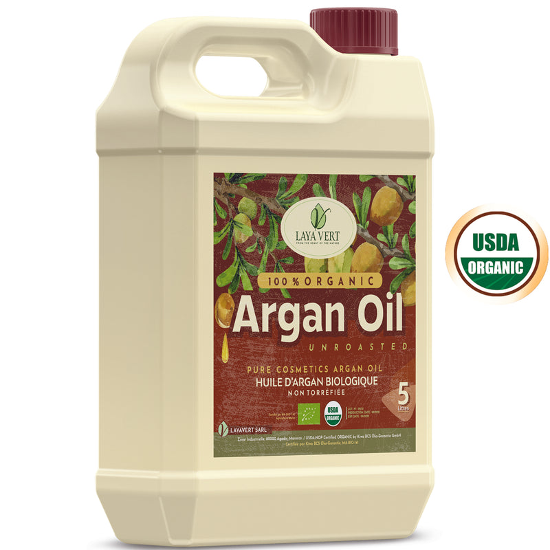 ORGANIC COSMETIC ARGAN OIL IN BULK 5 Liters